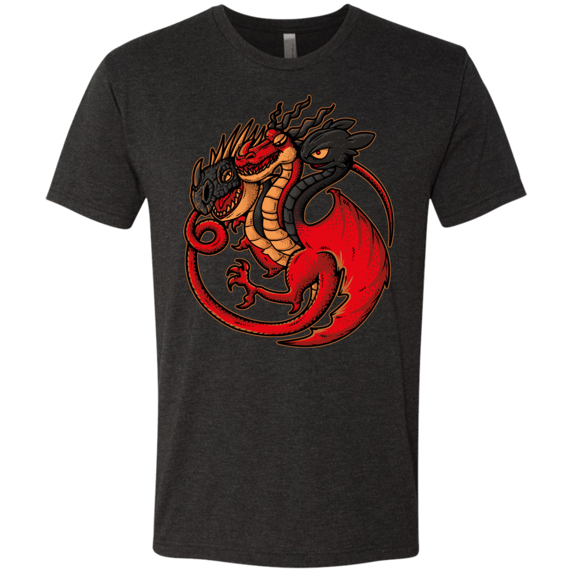FIRE BLOOD AND TRAINING Men's Triblend T-Shirt