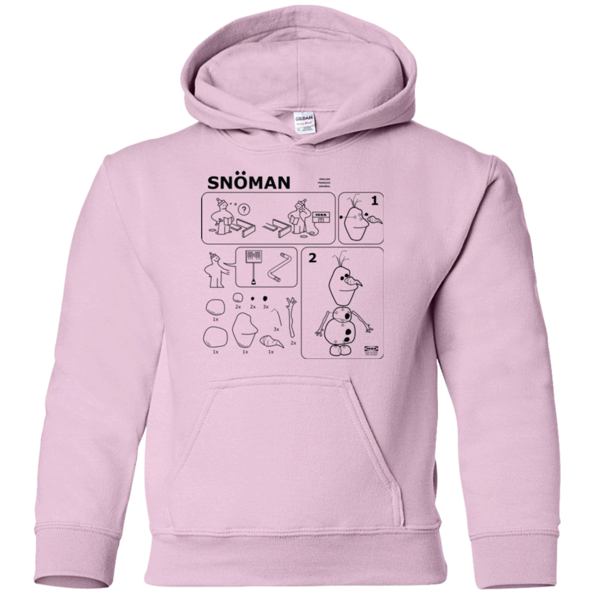 Build a Snowman Youth Hoodie