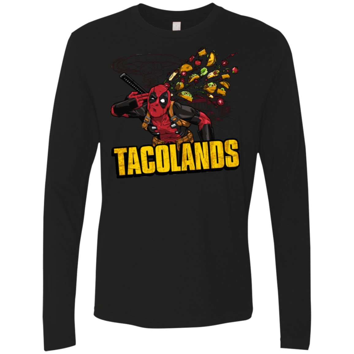 Tacolands Men's Premium Long Sleeve