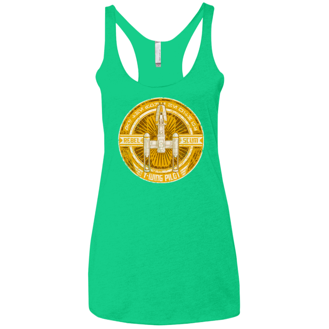 Y-Wing Scum Women's Triblend Racerback Tank