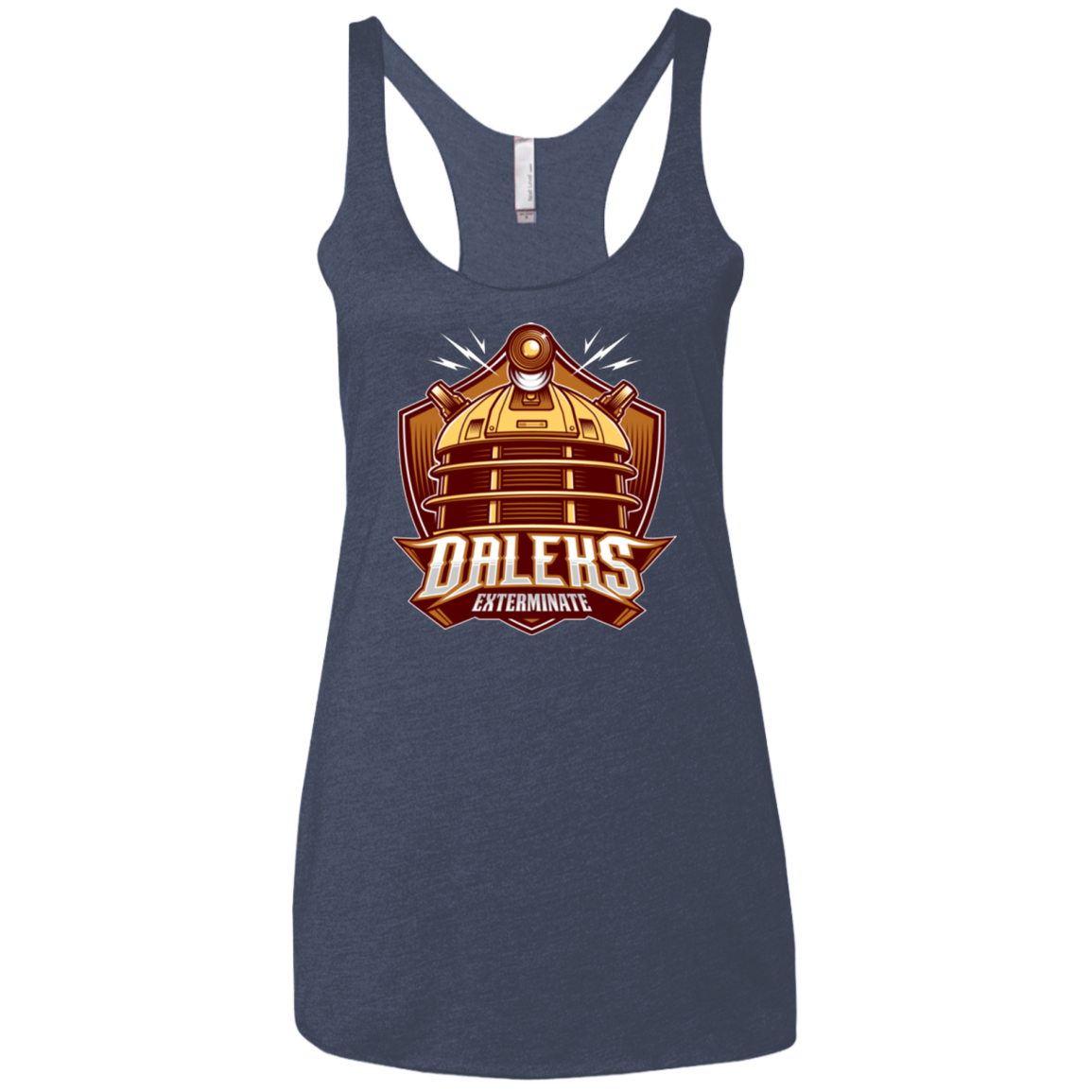 Dr. Who Daleks Women's Triblend Racerback Tank