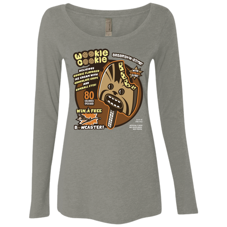 Wookie Cookie Women's Triblend Long Sleeve Shirt