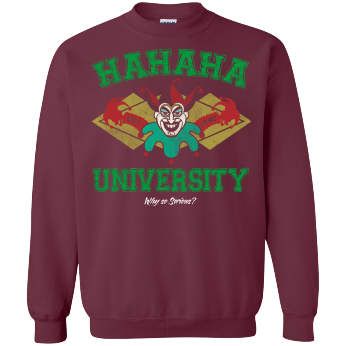 Hahaha University Crewneck Sweatshirt