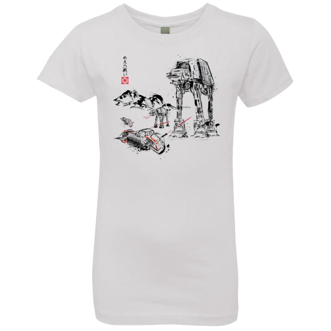 Battle in the Snow Sumi e Girls Premium T-Shirt