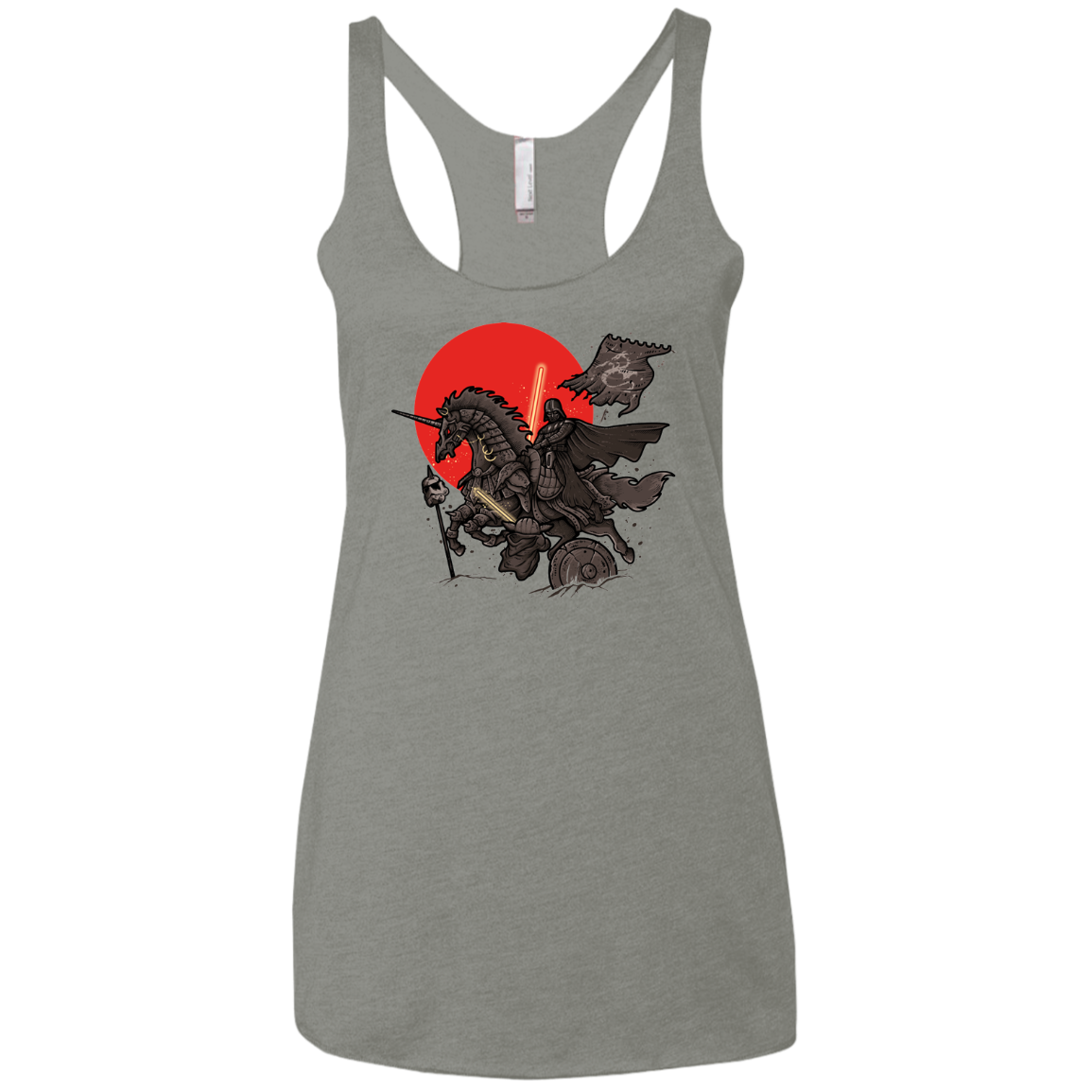 SAMURAI GALAXY Women's Triblend Racerback Tank
