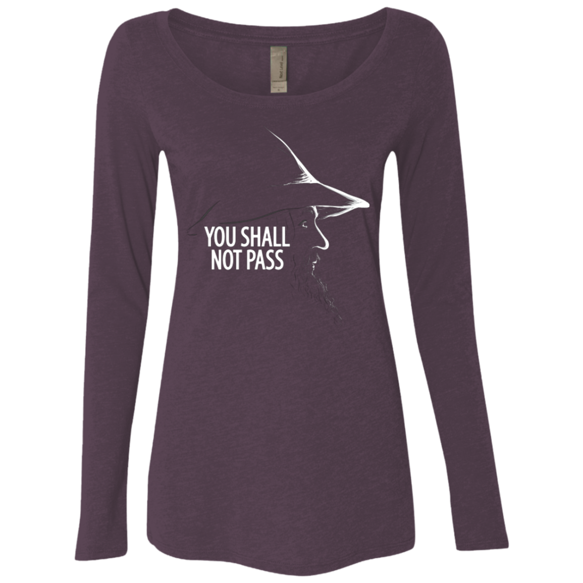 YOU SHALL NOT PASS (2) Women's Triblend Long Sleeve Shirt