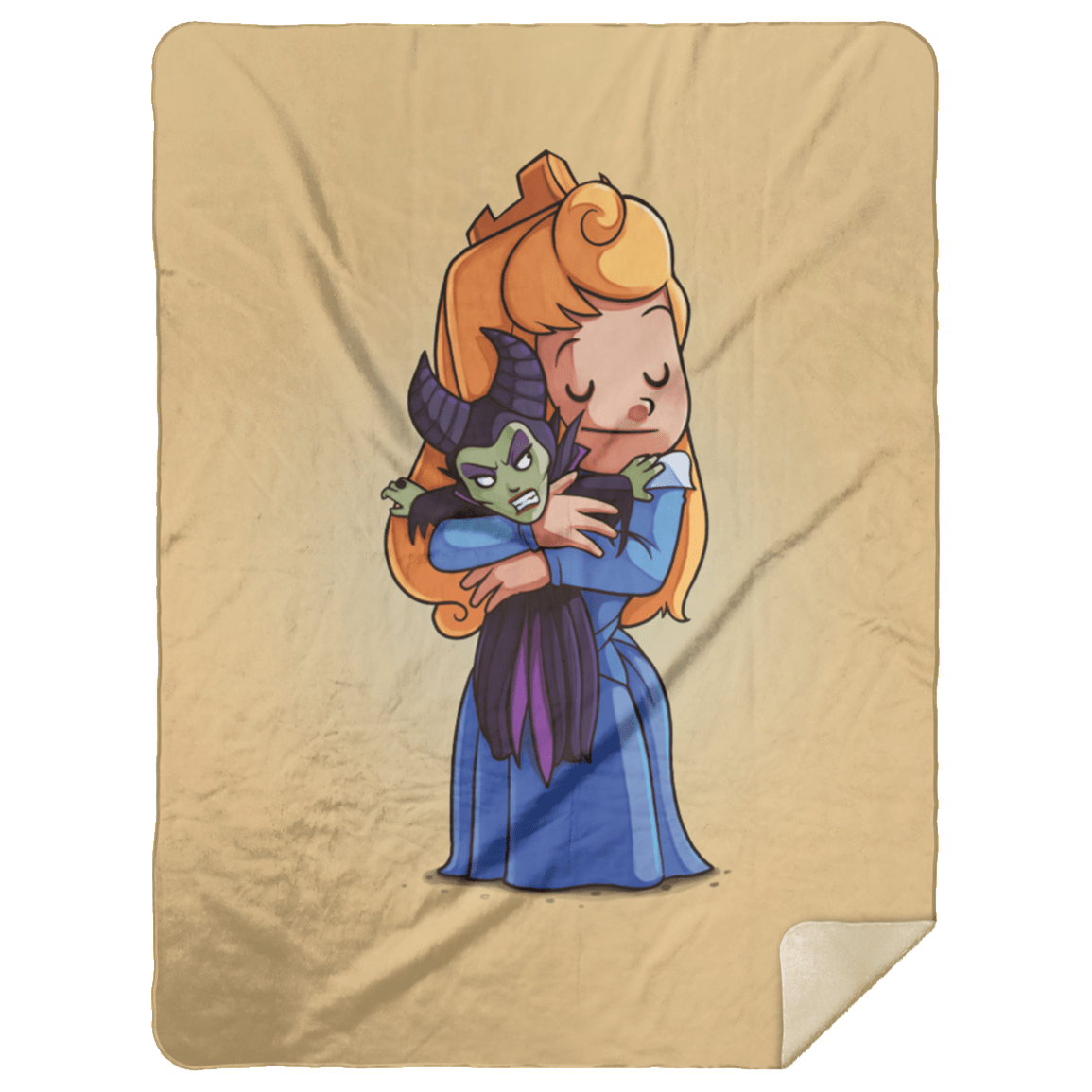 Blankets Tan / One Size Aurora & Maleficent 60x80 Sherpa Blanket