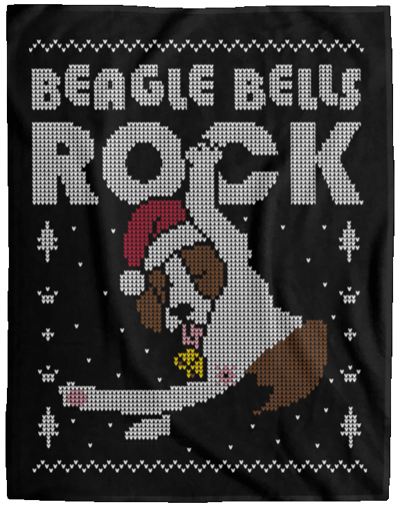 Blankets Black / One Size Beaglebells 60x80 MicroFleece Blanket