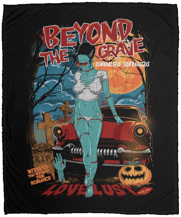 Blankets Black / One Size Beyond The Grave 50x60 MicroFleece Blanket