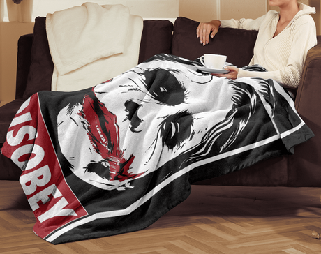 Blankets Black / One Size Chaos and Disobey 60x80 MicroFleece Blanket