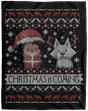 Blankets Black / One Size Christmas is Coming 60x80 MicroFleece Blanket