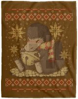 Blankets Brown / One Size Christmas Niffler 60x80 MicroFleece Blanket