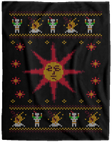 Blankets Black / One Size Christmas Sweater Dark Souls 60x80 MicroFleece Blanket