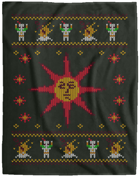 Blankets Forest / One Size Christmas Sweater Dark Souls 60x80 MicroFleece Blanket