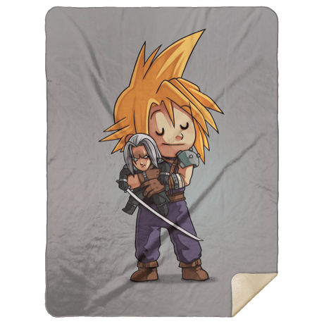 Blankets Gray / One Size Cloud Sephiroth 60x80 Sherpa Blanket