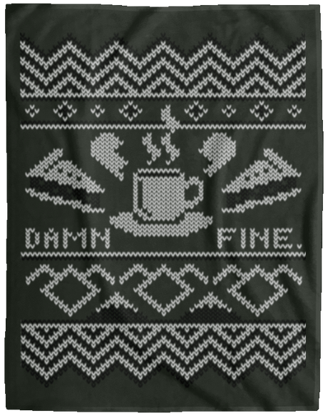 Blankets Forest / One Size Damn Fine Sweater_mephias 60x80 MicroFleece Blanket