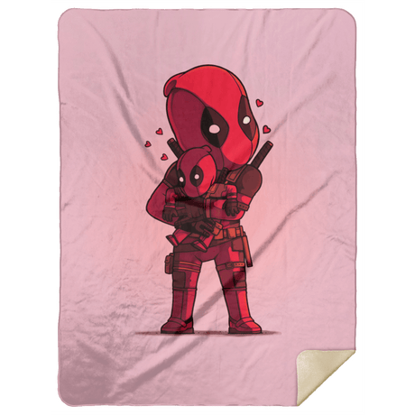 Blankets Pink / One Size Deadpool 60x80 Sherpa Blanket