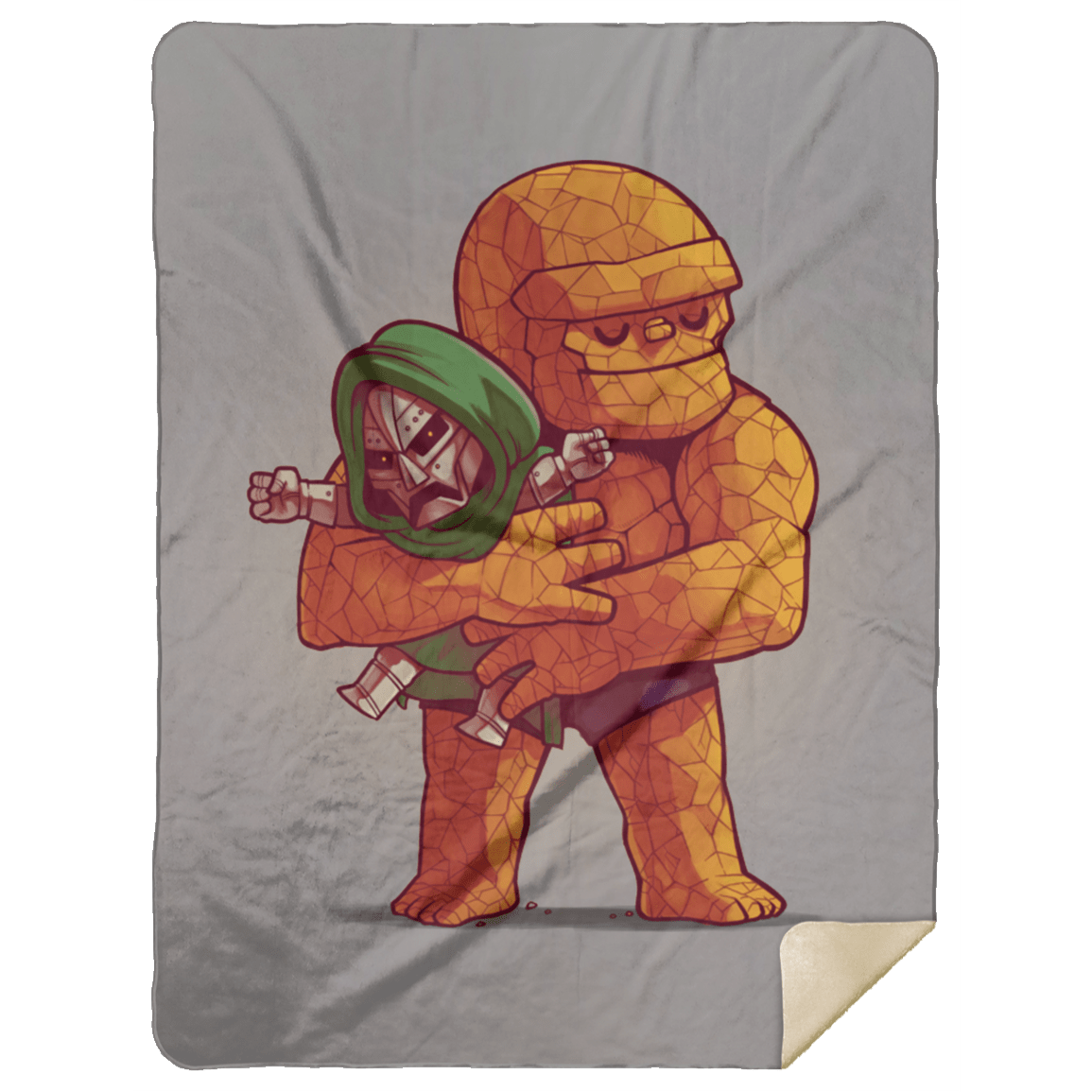 Blankets Gray / One Size Doom 60x80 Sherpa Blanket