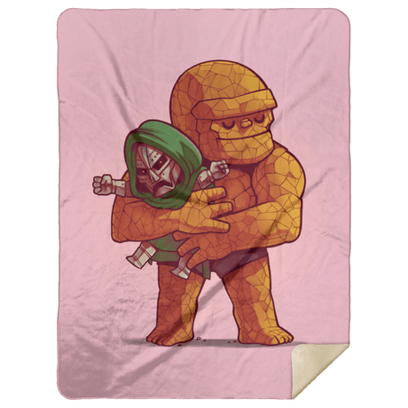 Blankets Pink / One Size Doom 60x80 Sherpa Blanket