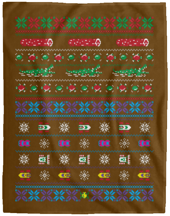 Blankets Brown / One Size Frogs, Logs & Automobiles 60x80 MicroFleece Blanket