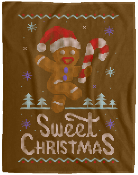 Blankets Brown / One Size Ginger Bread Sweater 60x80 MicroFleece Blanket