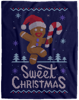 Blankets Navy / One Size Ginger Bread Sweater 60x80 MicroFleece Blanket