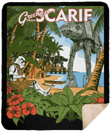 Blankets Black / One Size Greetings from Scarif 50x60 Sherpa Blanket