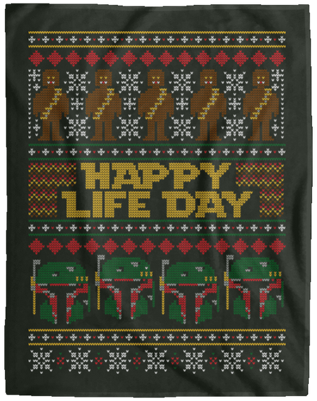 Blankets Forest / One Size Happy Life Day 60x80 MicroFleece Blanket