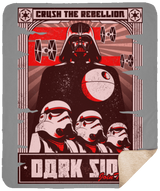 Blankets Gray / One Size Join the Dark SIde 50x60 Sherpa Blanket