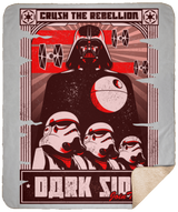 Blankets White / One Size Join the Dark SIde 50x60 Sherpa Blanket