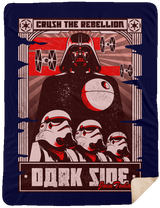 Blankets Navy / One Size Join the Dark SIde 60x80 Sherpa Blanket