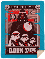 Blankets Turquoise / One Size Join the Dark SIde 60x80 Sherpa Blanket
