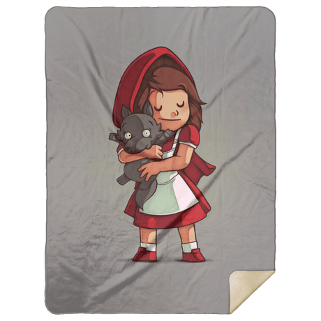 Blankets Gray / One Size Little Red 60x80 Sherpa Blanket