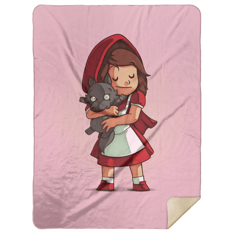 Blankets Pink / One Size Little Red 60x80 Sherpa Blanket