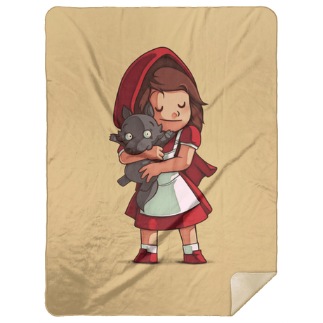 Blankets Tan / One Size Little Red 60x80 Sherpa Blanket