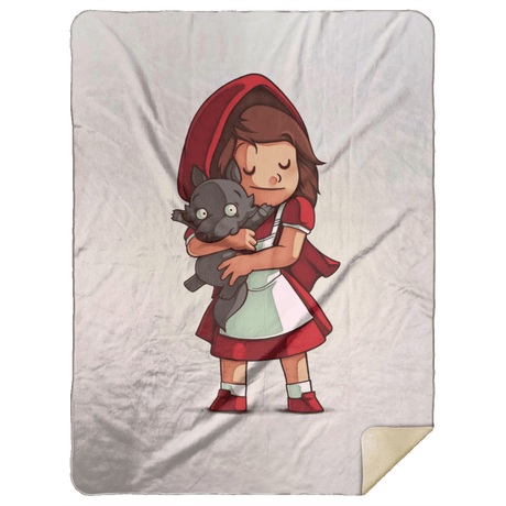 Blankets White / One Size Little Red 60x80 Sherpa Blanket