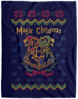 Blankets Navy / One Size Magic Christmas 60x80 MicroFleece Blanket