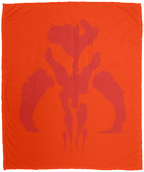 Blankets Orange / One Size Mandalorian 50x60 MicroFleece Blanket