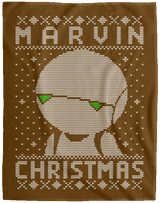 Blankets Brown / One Size Marvin Christmas 60x80 MicroFleece Blanket