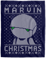 Blankets Navy / One Size Marvin Christmas 60x80 MicroFleece Blanket