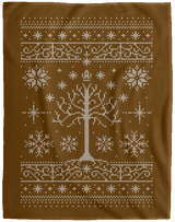 Blankets Brown / One Size Minas Christmas 60x80 MicroFleece Blanket