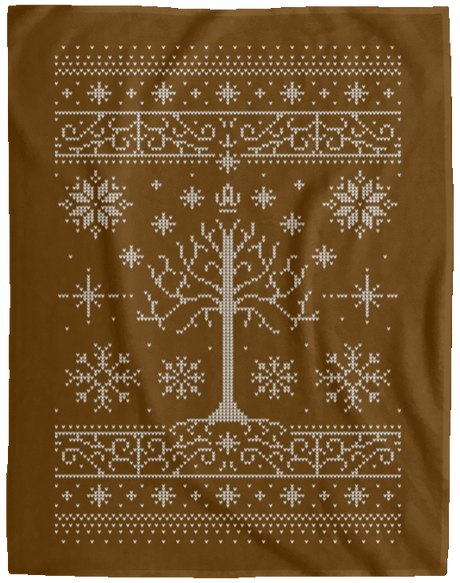 Blankets Brown / One Size Minas Christmas 60x80 MicroFleece Blanket
