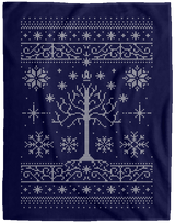 Blankets Navy / One Size Minas Christmas 60x80 MicroFleece Blanket