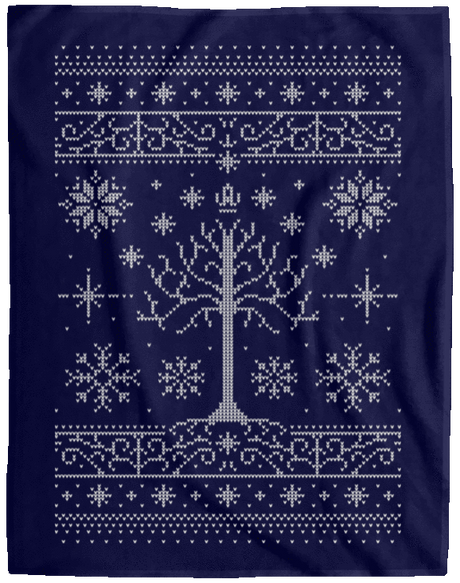 Blankets Navy / One Size Minas Christmas 60x80 MicroFleece Blanket