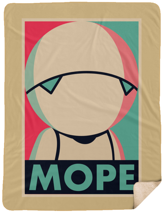 Blankets Tan / One Size Mope Around 60x80 Sherpa Blanket