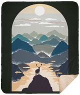 Blankets Forest / One Size Mountains 50x60 Sherpa Blanket
