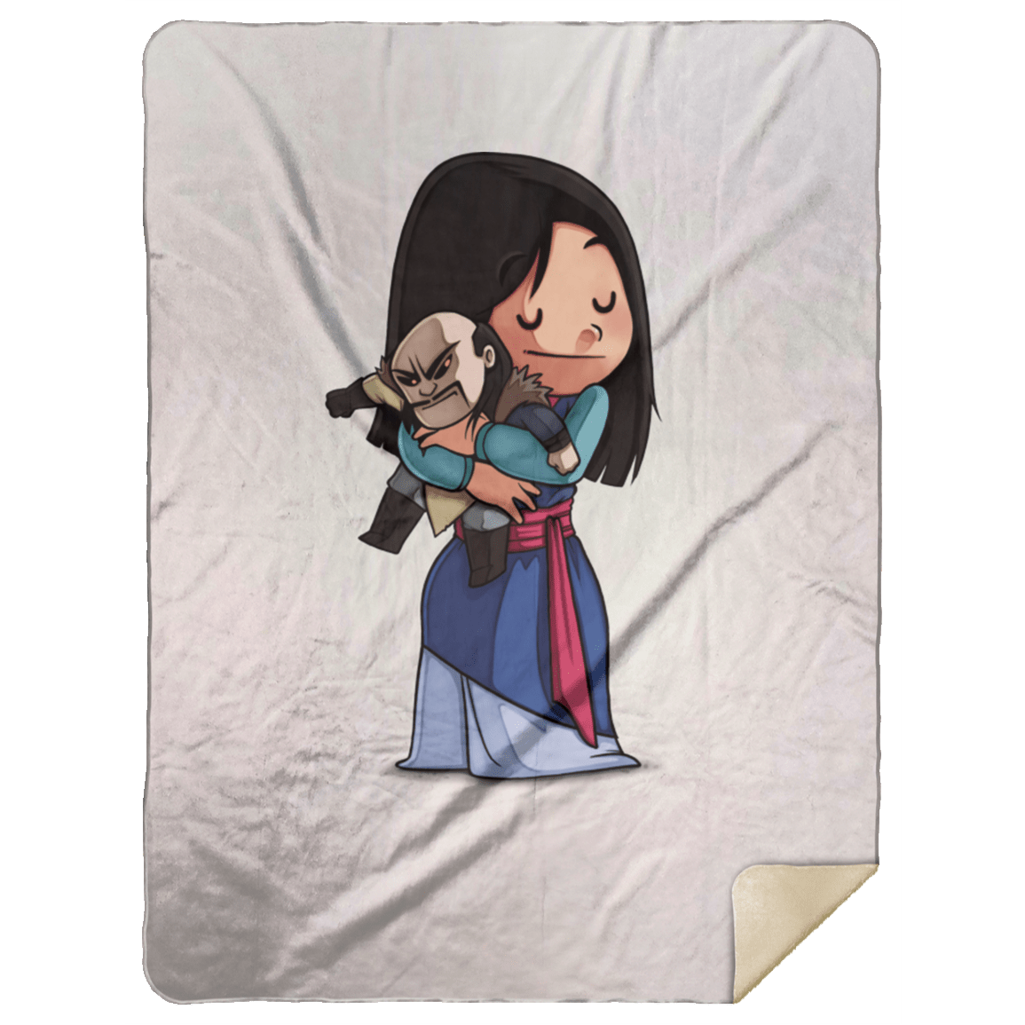 Blankets White / One Size Mulan Shanyu 60x80 Sherpa Blanket