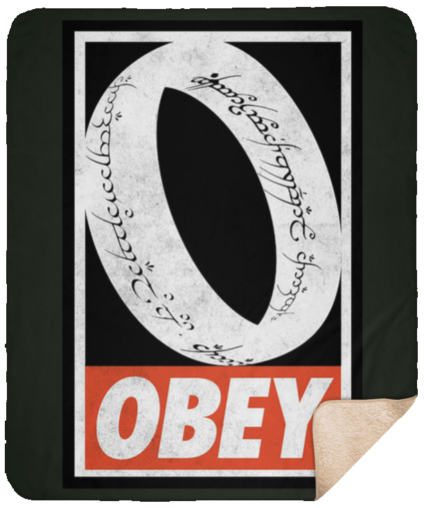 Blankets Forest / One Size Obey One Ring 50x60 Sherpa Blanket