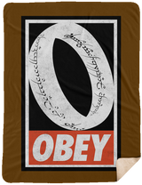 Blankets Brown / One Size Obey One Ring 60x80 Sherpa Blanket