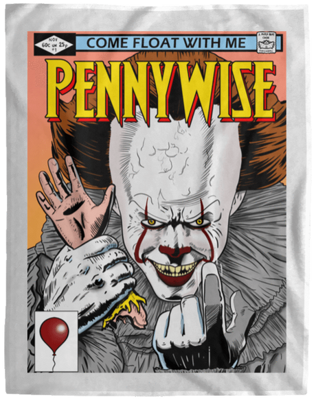 Blankets White / One Size Pennywise 8+ 60x80 MicroFleece Blanket